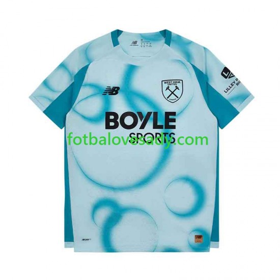 West Ham United Muži Fotbalový dres Třetí 2026-2027 Krátký rukáv