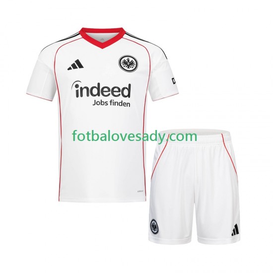 Eintracht Frankfurt Děti Fotbalový dres Venkovní 2025-2026 Krátký rukáv