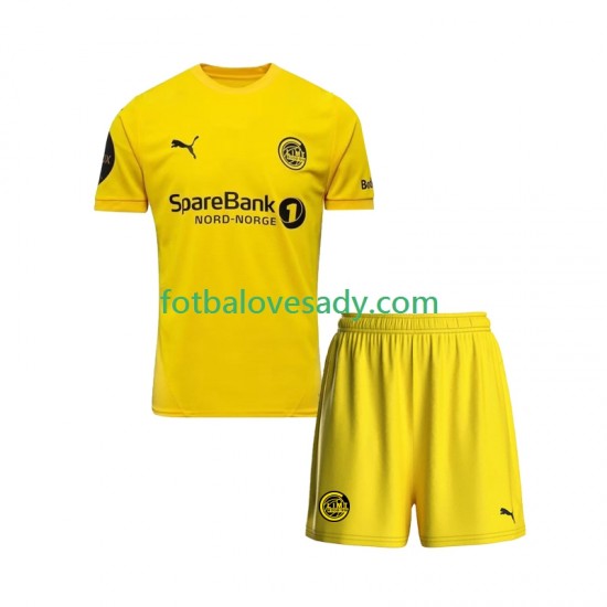 FK Bodø/Glimt 2025 Děti Fotbalový dres Domácí Krátký rukáv