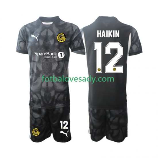FK Bodø/Glimt  Brankář Nikita Haikin 12 2025 Děti Fotbalový dres Domácí Krátký rukáv