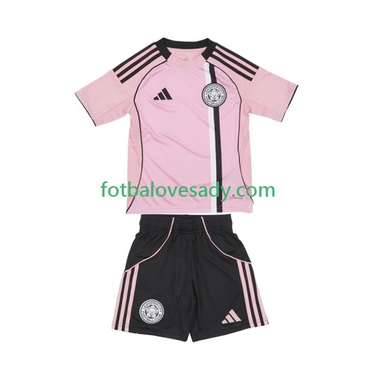 Leicester City Děti Fotbalový dres Třetí 2025-2026 Krátký rukáv