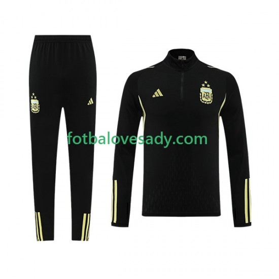 Argentina Černá Tréninková Tepláková Souprava 2023-2024