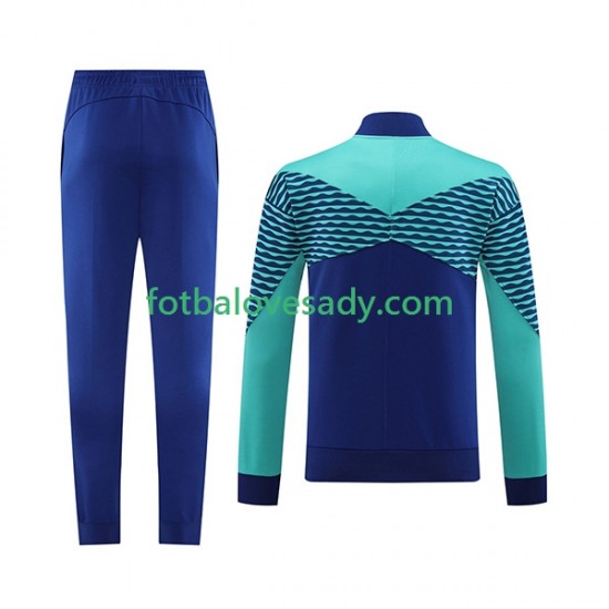 Brazílie Modrý Tréninková Tepláková Souprava 2023-2024