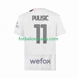 AC Milán Christian Pulisic 11 Muži Fotbalový dres Venkovní 2023-2024 Krátký rukáv