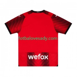 AC Milán Muži Fotbalový dres Domácí 2023-2024 Krátký rukáv