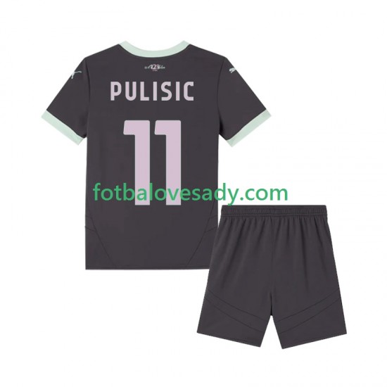 AC Milán Pulisic 11 Děti Fotbalový dres Třetí 2024-2025 Krátký rukáv