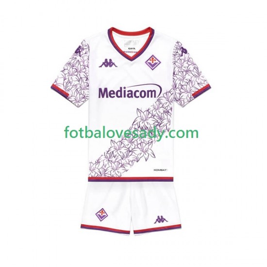 ACF Fiorentina Děti Fotbalový dres Venkovní 2023-2024 Krátký rukáv