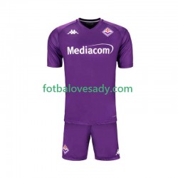 ACF Fiorentina Děti Fotbalový dres Domácí 2024-2025 Krátký rukáv