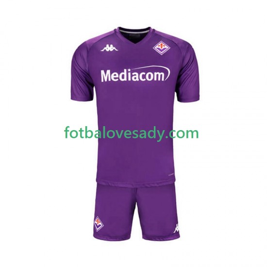 ACF Fiorentina Děti Fotbalový dres Domácí 2024-2025 Krátký rukáv