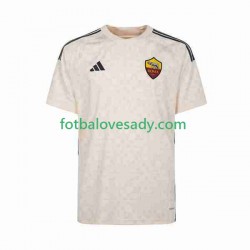 AS Řím Muži Fotbalový dres Venkovní 2023-2024 Krátký rukáv