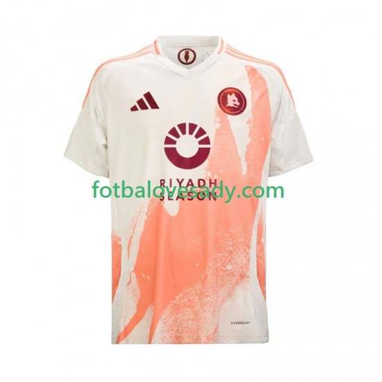 AS Řím Muži Fotbalový dres Venkovní 2024-2025 Krátký rukáv