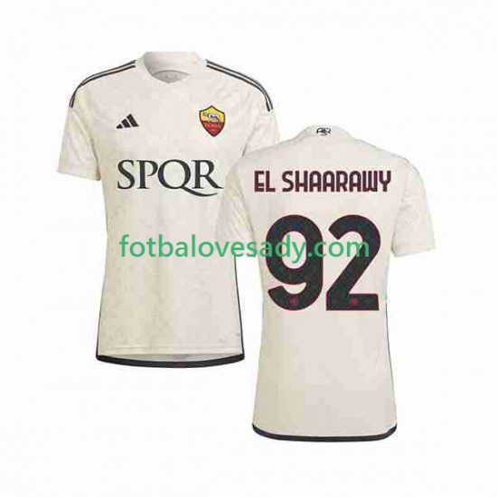 AS Řím El Shaarawy 92 Muži Fotbalový dres Venkovní 2023-2024 Krátký rukáv