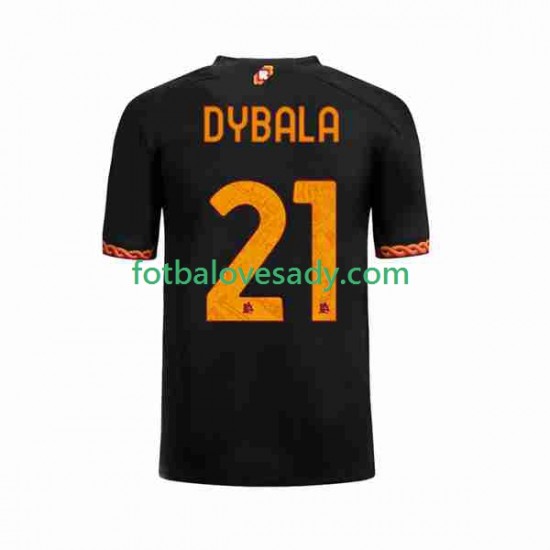 AS Řím Paulo Dybala 21 Muži Fotbalový dres Třetí 2023-2024 Krátký rukáv