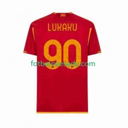 AS Řím Romelu Lukaku 90 Muži Fotbalový dres Domácí 2023-2024 Krátký rukáv
