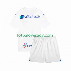 Al Hilal Děti Fotbalový dres Venkovní 2023-2024 Krátký rukáv
