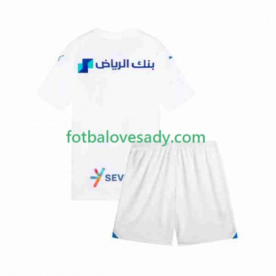 Al Hilal Děti Fotbalový dres Venkovní 2023-2024 Krátký rukáv