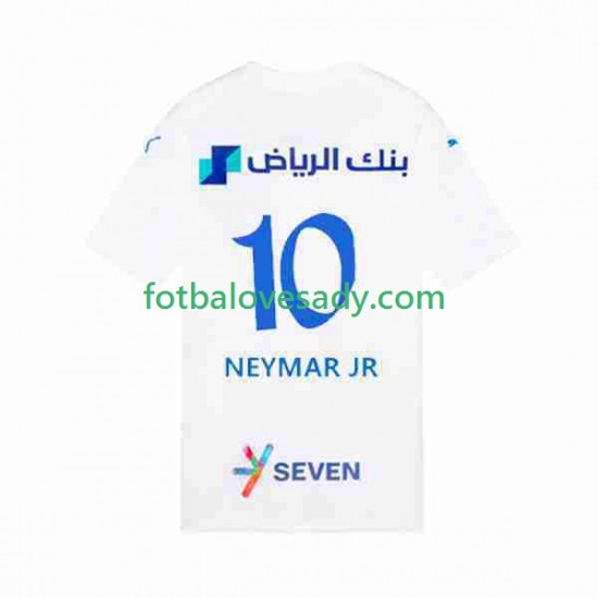 Al Hilal Neymar JR 10 Muži Fotbalový dres Venkovní 2023-2024 Krátký rukáv