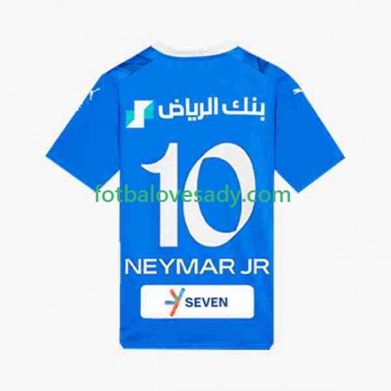 Al Hilal Neymar JR 10 Muži Fotbalový dres Domácí 2023-2024 Krátký rukáv