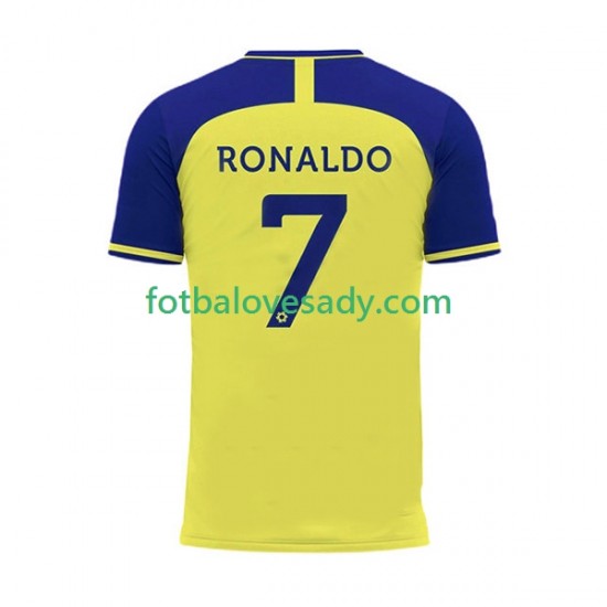 Al-Nassr Ronaldo 7 Muži Fotbalový dres Domácí 2022-2023 Krátký rukáv