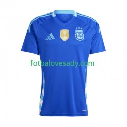 Argentina Copa America 2024 Muži Fotbalový dres Venkovní Krátký rukáv
