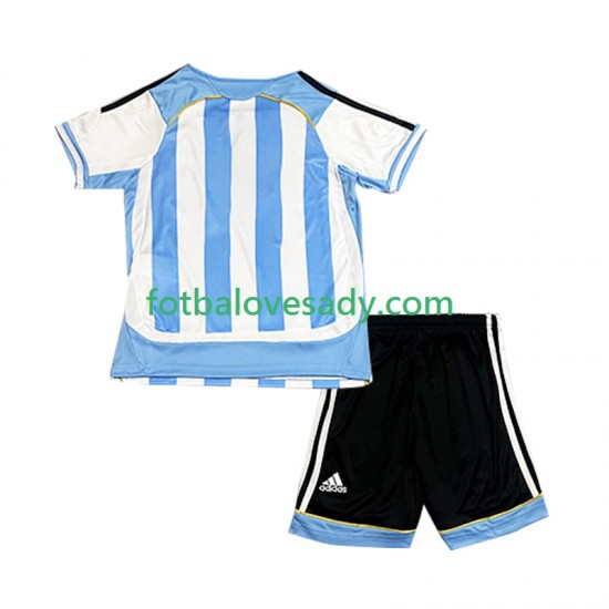 Argentina Retro 2006 Děti Fotbalový dres Domácí Krátký rukáv
