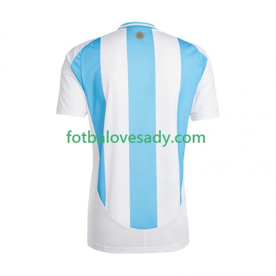 Argentina Copa America 2024 Muži Fotbalový dres Domácí Krátký rukáv