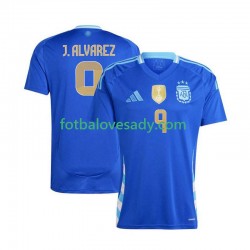 Argentina Julian Alvarez 9 Copa America 2024 Muži Fotbalový dres Venkovní Krátký rukáv