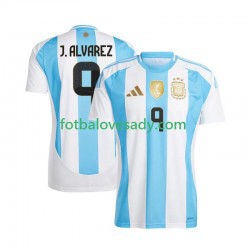 Argentina Julian Alvarez 9 Copa America 2024 Muži Fotbalový dres Domácí Krátký rukáv