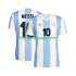 Argentina Lionel Messi 10 50 Anniversary Muži Fotbalový dres Domácí Krátký rukáv