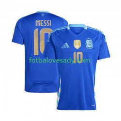 Argentina Lionel Messi 10 Copa America 2024 Muži Fotbalový dres Venkovní Krátký rukáv