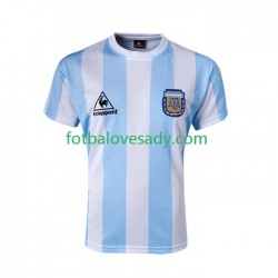Argentina Retro 1986 Muži Fotbalový dres Domácí Krátký rukáv