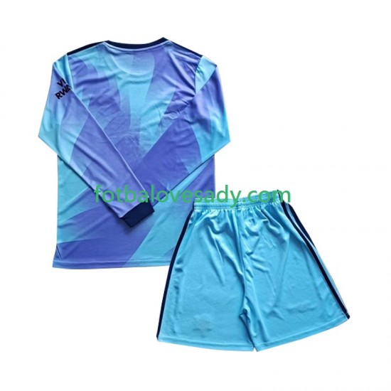 Arsenal Děti Fotbalový dres Třetí 2024-2025 Dlouhý rukáv