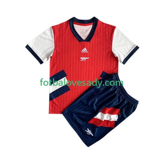 Arsenal Retro Icon Děti Fotbalový dres Domácí 2022-2023 Krátký rukáv