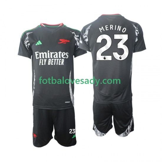 Arsenal Merino 23 Děti Fotbalový dres Venkovní 2024-2025 Krátký rukáv