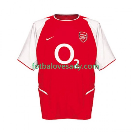 Arsenal Retro 2002 Muži Fotbalový dres Domácí Krátký rukáv