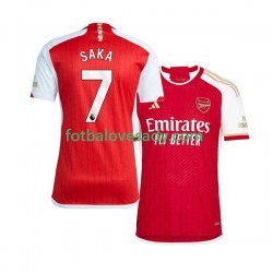 Arsenal Saka 7 Muži Fotbalový dres Domácí 2023-2024 Krátký rukáv