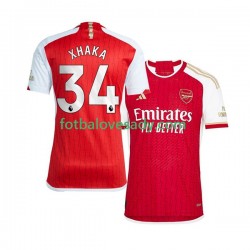 Arsenal Xhaka 34 Muži Fotbalový dres Domácí 2023-2024 Krátký rukáv
