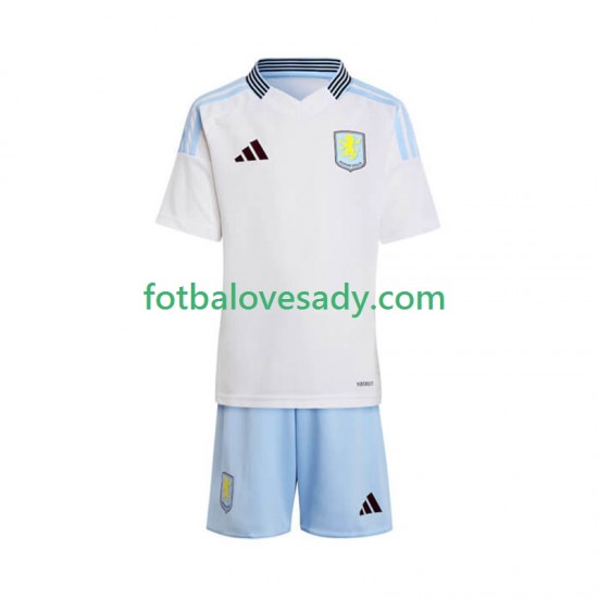 Aston Villa Děti Fotbalový dres Venkovní 2024-2025 Krátký rukáv