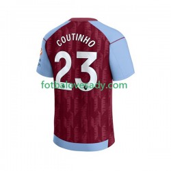 Aston Villa Philippe Coutinho 23 Muži Fotbalový dres Domácí 2023-2024 Krátký rukáv