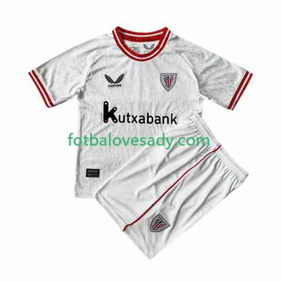 Athletic Bilbao Děti Fotbalový dres Venkovní 2023-2024 Krátký rukáv