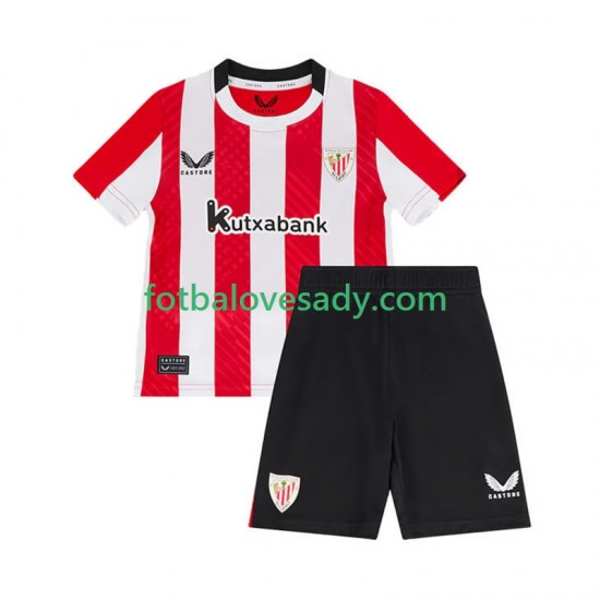 Athletic Bilbao Děti Fotbalový dres Domácí 2024-2025 Krátký rukáv