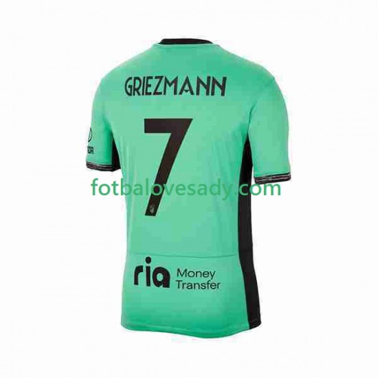 Atlético Madrid 2 Antoine Griezmann 7 Muži Fotbalový dres Třetí 2023-2024 Krátký rukáv