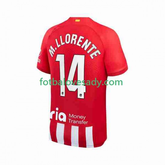 Atlético Madrid 2 Marcos Llorente 14 Muži Fotbalový dres Domácí 2023-2024 Krátký rukáv