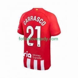 Atlético Madrid 2 Yannick Carrasco 21 Muži Fotbalový dres Domácí 2023-2024 Krátký rukáv