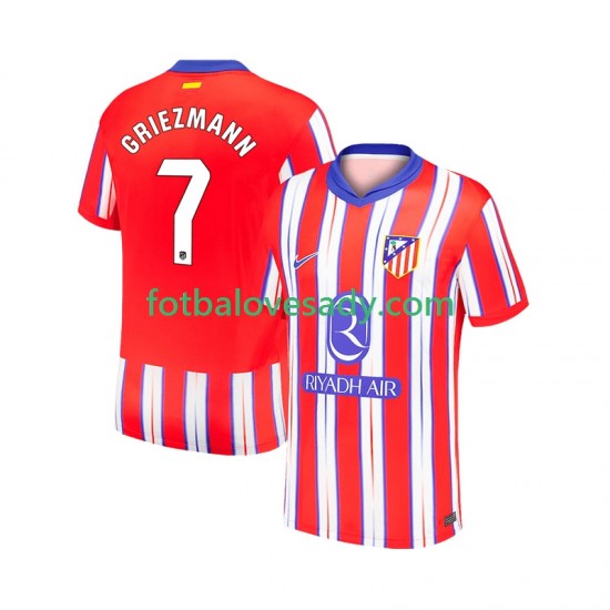 Atlético Madrid Antoine Griezmann 7 Muži Fotbalový dres Domácí 2024-2025 Krátký rukáv