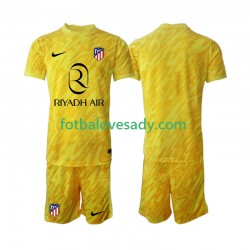 Atlético Madrid Brankář Děti Fotbalový dres Třetí 2024-2025 Krátký rukáv