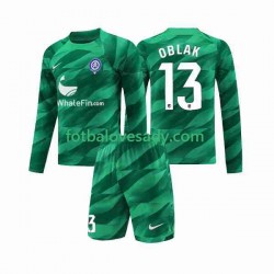 Atlético Madrid Brankář Jan Oblak 13 Děti Fotbalový dres Venkovní 2023-2024 Dlouhý rukáv