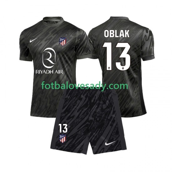 Atlético Madrid Brankář Jan Oblak 13 Děti Fotbalový dres Domácí 2024-2025 Krátký rukáv