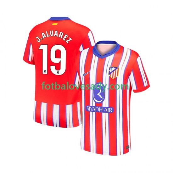 Atlético Madrid Julian Alvarez 19 Muži Fotbalový dres Domácí 2024-2025 Krátký rukáv