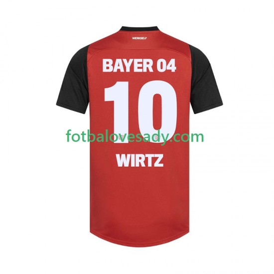 Bayer 04 Leverkusen Florian Wirtz 10 Muži Fotbalový dres Domácí 2024-2025 Krátký rukáv